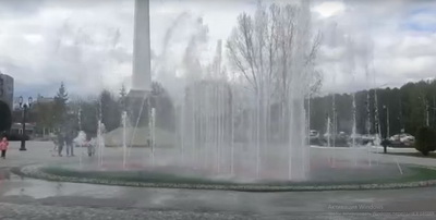 В Рязани заработал фонтан на Московском шоссе